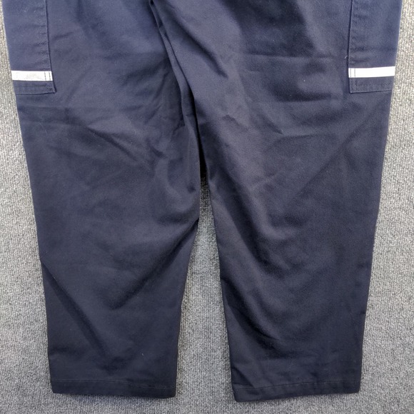 FedEx Stan Herman Men's Work Uniform Reflective Pants Blue size 34x28.5 - Picture 4 of 11